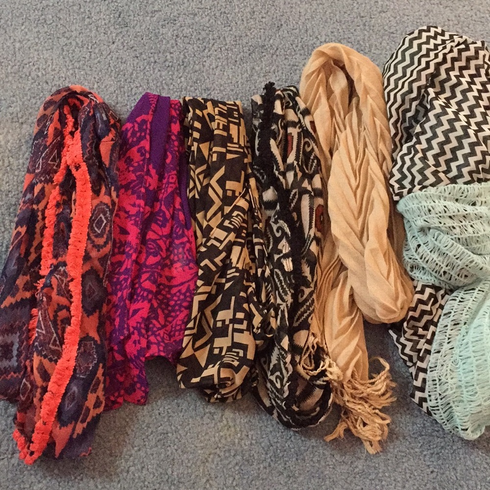 Spring Scarf Set of 6